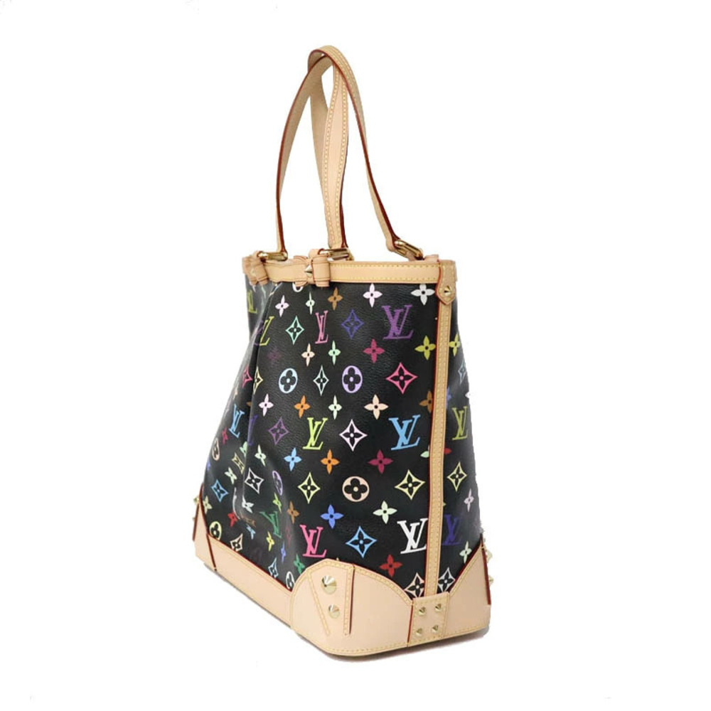 Louis Vuitton Shoulder Tote Black Charlene Multicolor Bag
